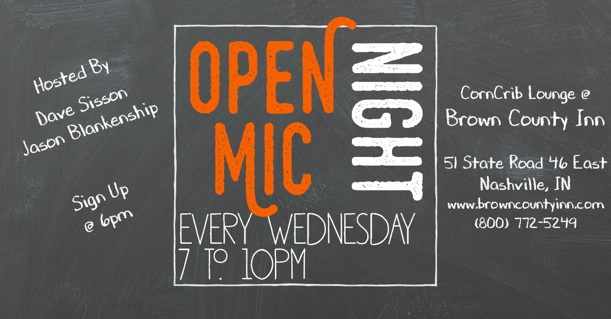 Open Mic Night! Every Wednesday!