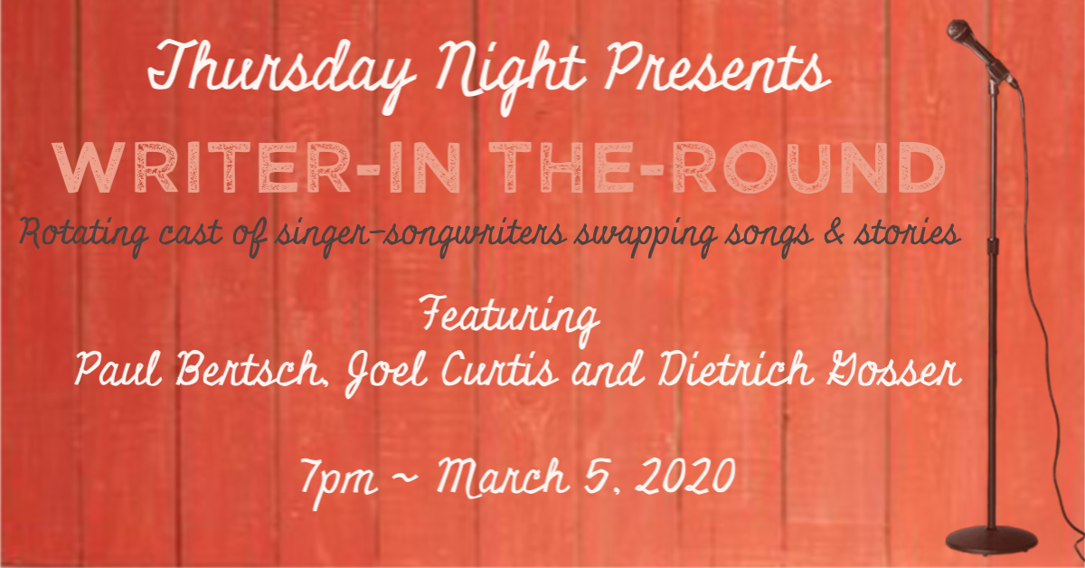 Thursday Night Presents Writer in the Round Brown County Inn